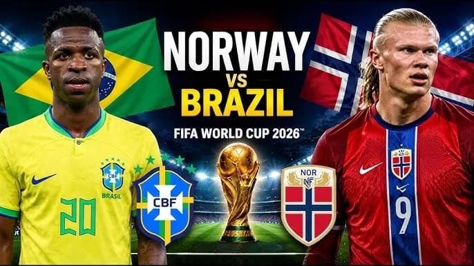 नार्वे से 2-1 की हार के बाद फीफा वर्ल्ड कप 2026 में ब्राज़ील का सफर समाप्त