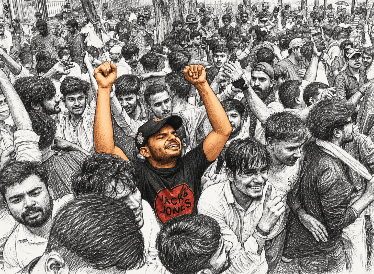 जेन ज़ी , ब्रो आपका कैलिबर बेमिसाल है, जंतर-मंतर पर आपने पढ़ दिया जीत का मंतर